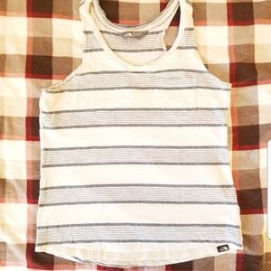 (4/$25) North face striped tank size S/P